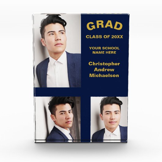 Minimalistische Typografie 3 Afstuderen Fotoblokken (Voorkant)