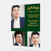 Minimalistische Typografie 3 Foto Afstuderen Acryl Bord (Hoek)