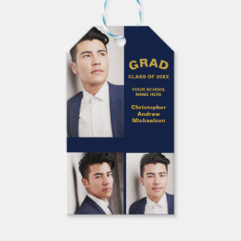 Minimalistische Typografie 3 Foto Afstuderen Cadeaulabel