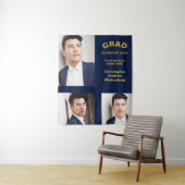 Minimalistische Typografie 3 Foto Afstuderen Wandkleed (In situ)