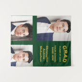 Minimalistische Typografie 3 Foto Afstuderen Wandkleed (Voorkant (horizontaal))