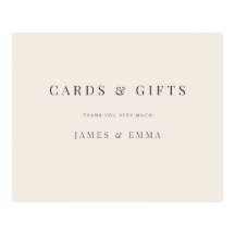 Minimalistische typografie bord zachte beige