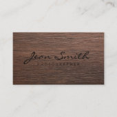 Minimalistische typografie Elegant Professional Visitekaartje (Voorkant)