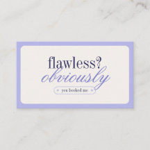 Minimalistische typografie make-up stylist Visitek