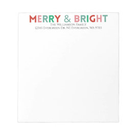 Minimalistische typografie Modern Vrolijk & Strale Notitieblok