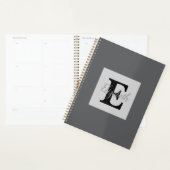 Minimalistische typografie monogram naam planner (Display)