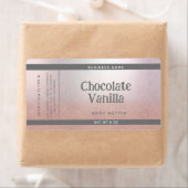 Minimalistische typografie product wrap around etiket (Insitu)