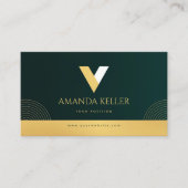 Minimalistische typografie QR-code Visitekaartje (Voorkant)