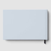 Minimalistische Typografie Roos Gold Fotobruiloft Gastenboek (Achterkant)