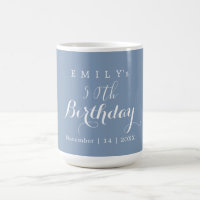 Minimalistische typografie verjaardagsfeest ontwer