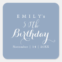 Minimalistische typografie verjaardagsfeest ontwer