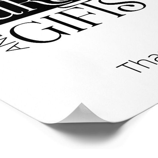 Minimalistische Typografie Vlinderkaarten en gesch Poster (Hoek)