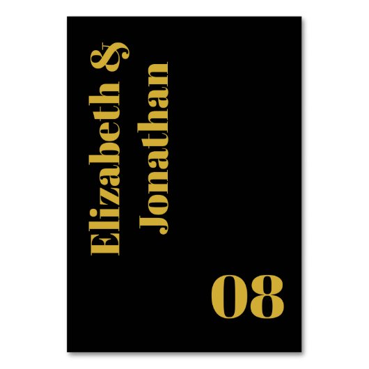 Minimalistische Typografie Wedding Kaart (Achterkant)