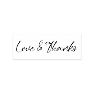 Minimalistische typografische kalligrafie liefde d rubberstempel