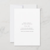 Minimalistische typografische stijl | Strandfoto b Save The Date (Achterkant)