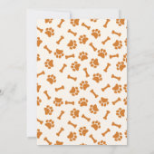 Minimalistische uitnodiging op verjaardagsdag van  (Achterkant)