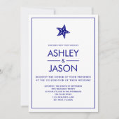 Minimalistische uitnodiging tot het uitzenden van (Voorkant)