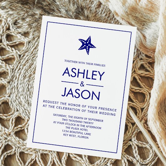 Minimalistische uitnodiging tot het uitzenden van