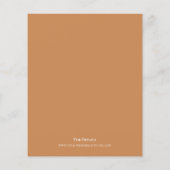 Minimalistische uitnodiging voor een wedstrijd met (Achterkant)