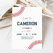 Minimalistische uitnodiging voor verjaardagsfeestj