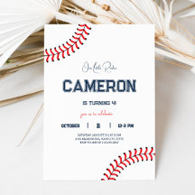 Minimalistische uitnodiging voor verjaardagsfeestj