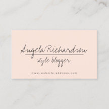 Minimalistische unieke handgeschreven blogger Peac