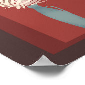 minimalistische vaas poster (Hoek)