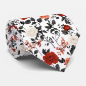 Minimalistische Vaderdag cadeau Roos Stropdas (Opgerold)