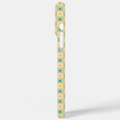 Minimalistische Vaderdag Cadeaus Geruite Vierkant Case-Mate iPhone Case (Achterkant / Links)