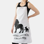 Minimalistische Vaderdag Held Schort (Insitu)