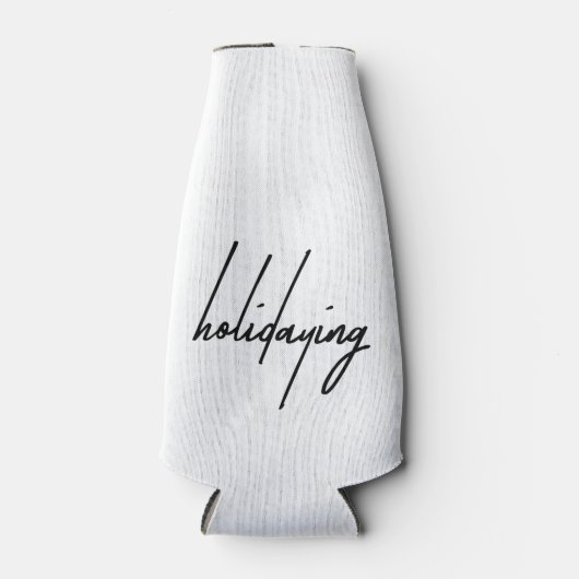 Minimalistische "vakantie" esthetische flessenkoel flesjeskoeler (Voorkant)
