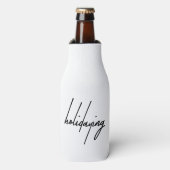 Minimalistische "vakantie" esthetische flessenkoel flesjeskoeler (Fles Voorkant)