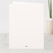 Minimalistische Valentijn's Day Groet Kaart (Achterkant)