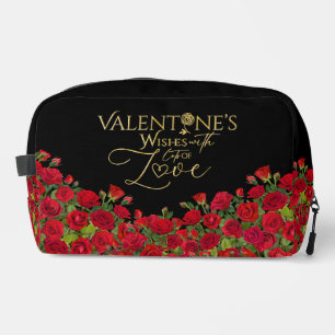 Minimalistische Valentijnsdag Gouden Calligrafie R Toilettasje