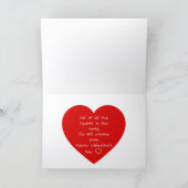 Minimalistische Valentijnsdag kaart (Binnen)