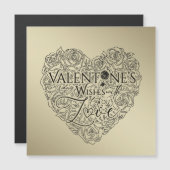 Minimalistische Valentijnsdag Lijnkunst (Voorkant / Achterkant)