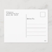 Minimalistische Valentijnsdag van de Liefde Red He Feestdagenkaart (Achterkant)