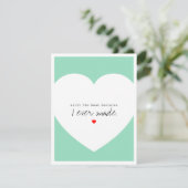 Minimalistische Valentijnskaart Feestdagenkaart (Staand voorkant)