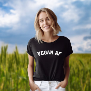 Minimalistische Vegan AF T-shirt