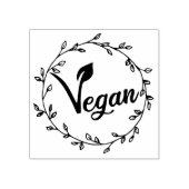Minimalistische Vegan Rubberstempel (Afrduk)