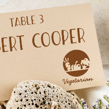 Minimalistische Vegetarische Bruiloft Gast Maaltij