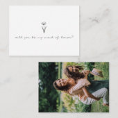 Minimalistische ventilator is mijn dienstmeisje va notitiekaartje (Voorkant / Achterkant)