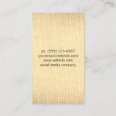 Minimalistische verbinding visitekaartje (Achterkant)