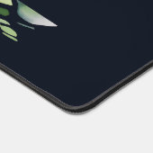 Minimalistische Verdant Vreedzame Decoratieve Blad Bureaumat (Hoek)