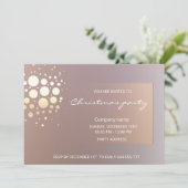 Minimalistische verfijnde elegante confetti kaart (Staand voorkant)