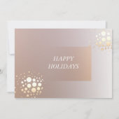 Minimalistische verfijnde elegante confetti kaart (Achterkant)