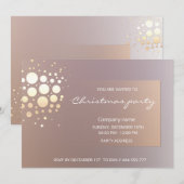 Minimalistische verfijnde elegante confetti kaart (Voorkant / Achterkant)