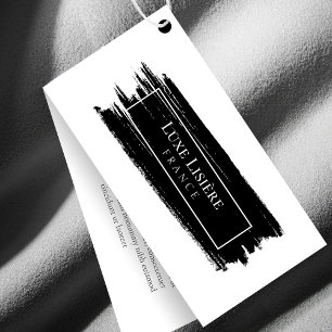 Minimalistische verflijn QR Code Hang labels Kaart