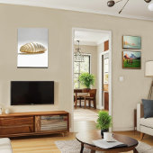 Minimalistische vergulde Seashell Wall Art Canvas Afdruk