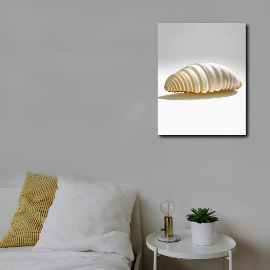 Minimalistische vergulde Seashell Wall Art Canvas Afdruk